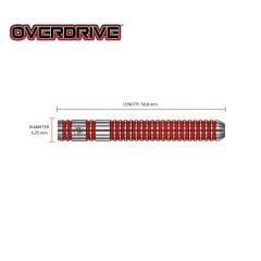 Winmau Overdrive %90 Tungsten 22 gr Dart Oku