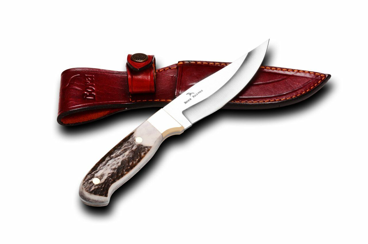 Bora 313 B Wild West Geyik Boynuzu Saplı Bıçak
