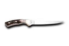Bora 318 B Fileto Geyik Boynuzu Saplı Bıçak