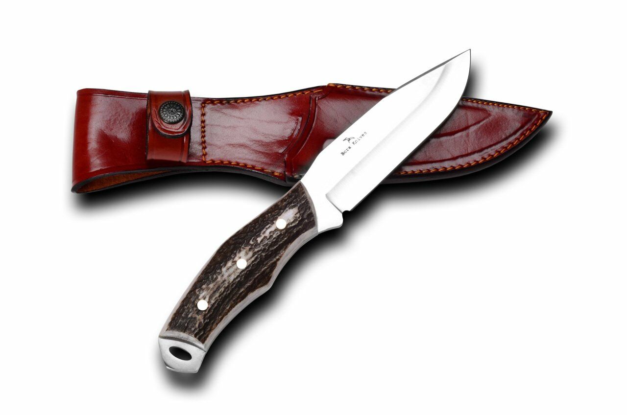 Bora 423 B Ibex  Geyik Boynuzu Saplı Bıçak