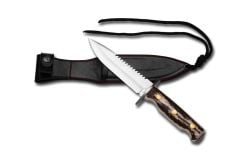 Bora 426 B Jackal Testereli Geyik Boynuzu Saplı Bıçak