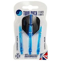 Harrows Twin Pack Dart Shaft - Medium