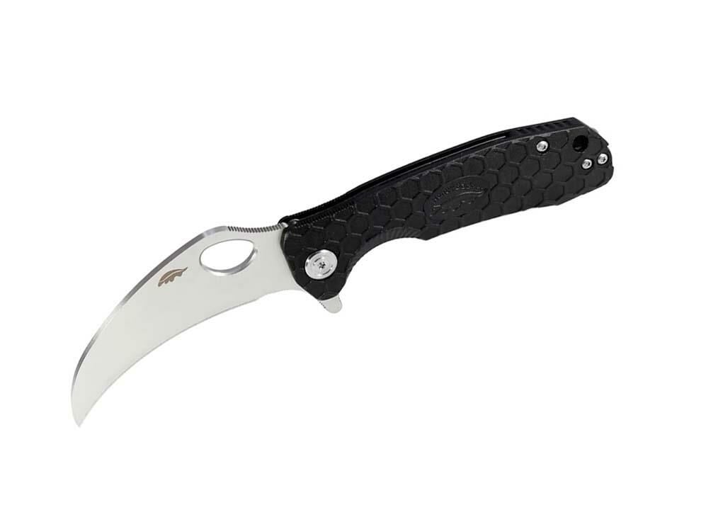 Honey Badger Claw D2 Medium Black Plain Çakı