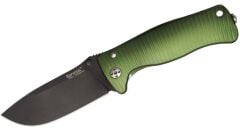 Lionsteel SR2 Aluminium Green handle Black blade Çakı