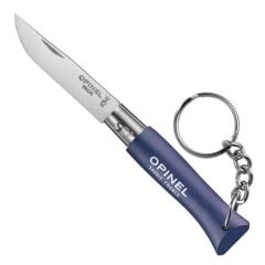 Opinel Inox Anahtarlıklı Çakı No 4 - Koyu Mavi