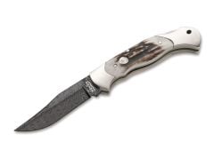 Böker Manufaktur Solingen Scout Stag Damascus Çakı