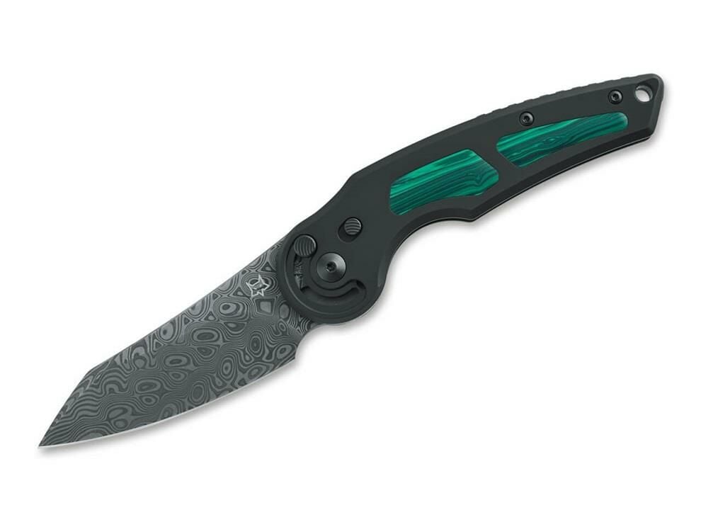 Fox Knives Jupiter Titanium Malachite Damascus Çakı