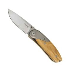 Lionsteel Mini with clip – Olivewood Çakı