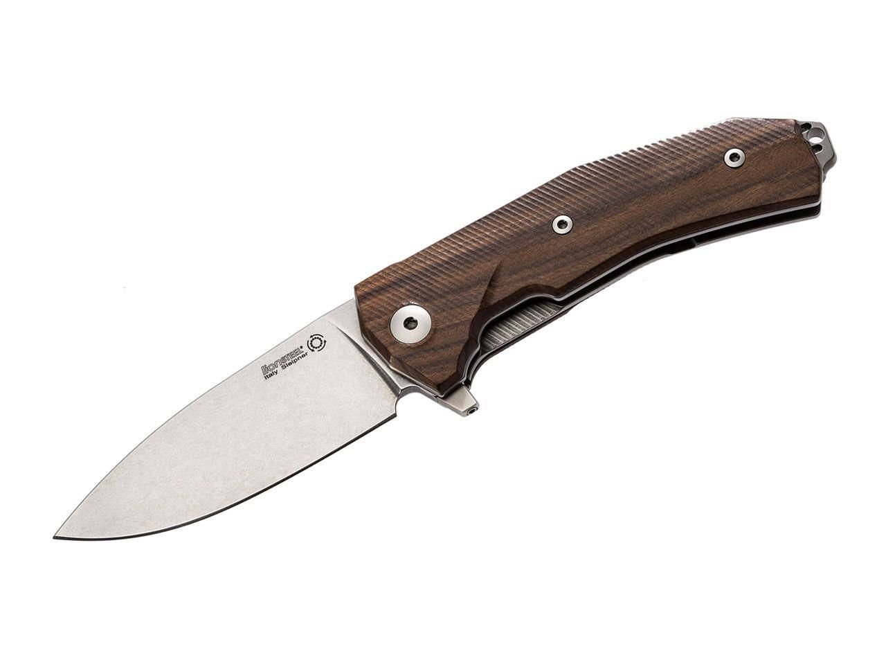 Lionsteel KUR Wood Santos wood handle Çakı