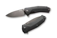 Lionsteel KUR Black Black handle Çakı