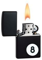 Zippo Black Eight