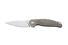 MKM Goccia Green Canvas Micarta Çakı