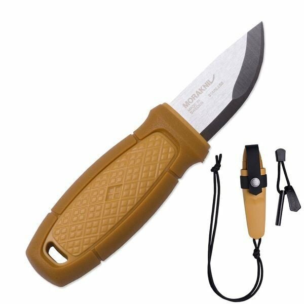 Morakniv Eldris Sarı -Mora Bıçak- (Ateş Başlatıcı Bulunan Kit ile)