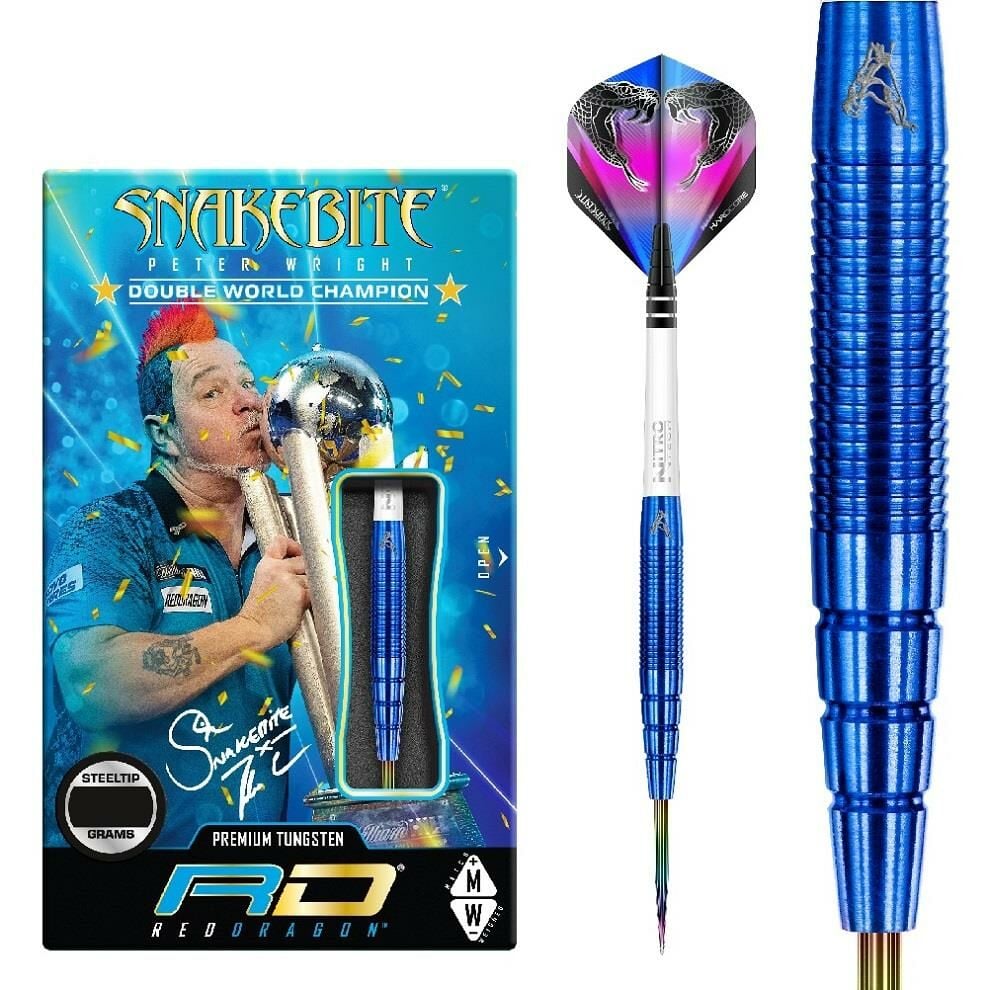 Red Dragon Peter Wright PL15 Blue % 90 Tungsten Çelik Uçlu Dart Oku