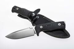 Lionsteel T5 Satin-finished blade Black micarta Bıçak