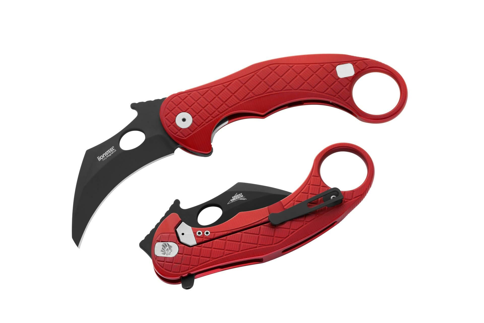 Lionsteel L.E.One - Red/Black MagnaCut Çakı