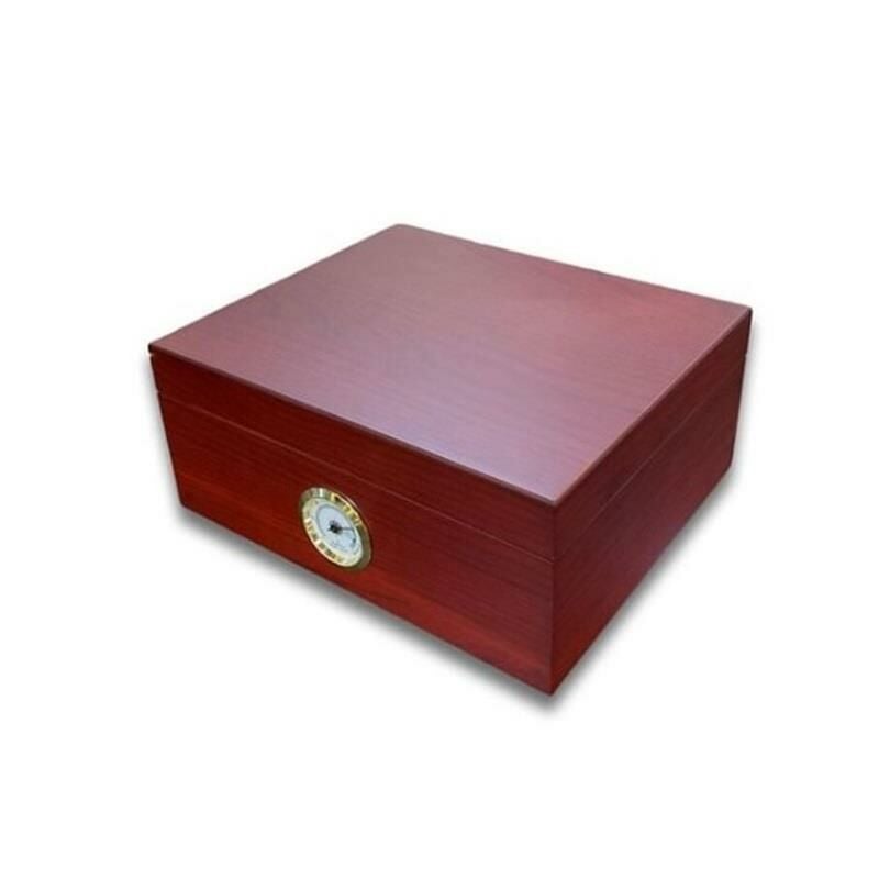 Angelo Cedar Higrometreli Humidor Kahverengi Puro Kutusu 30's