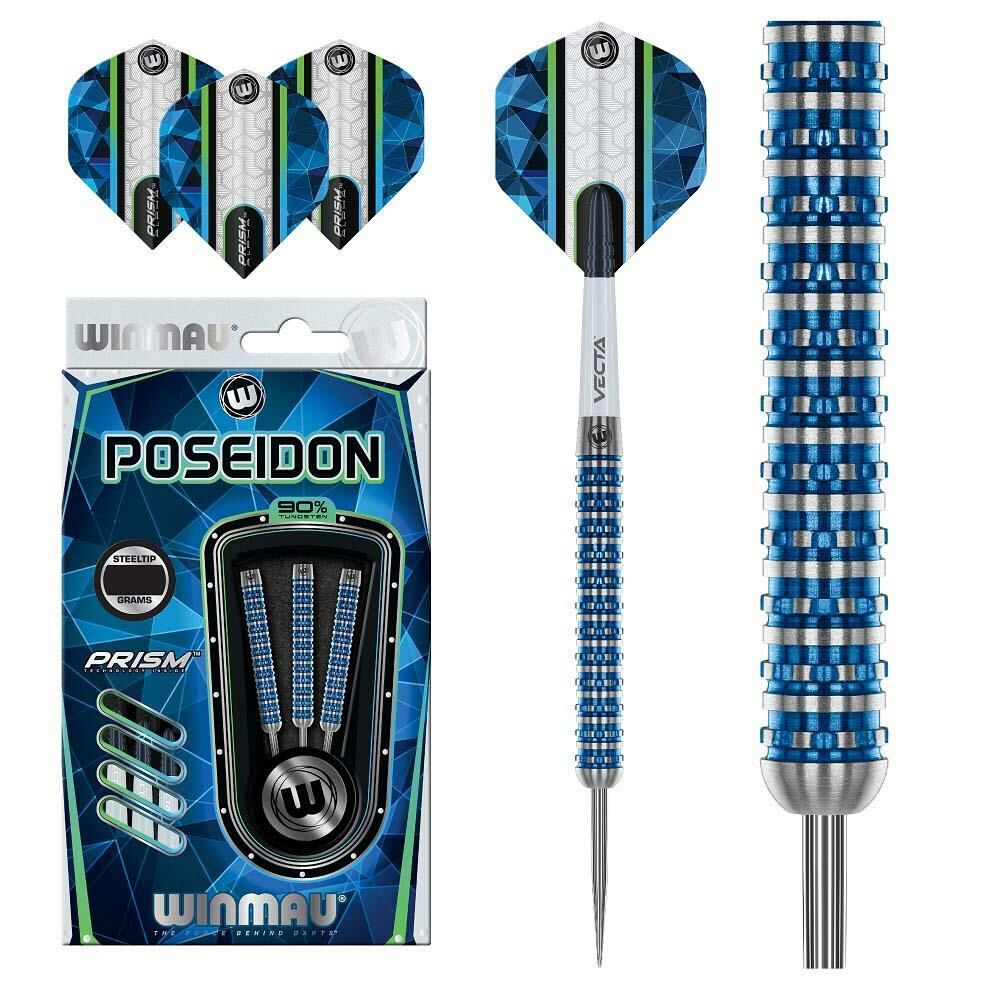 Winmau Poseidon % 90 Tungsten Çelik Uçlu Dart Oku