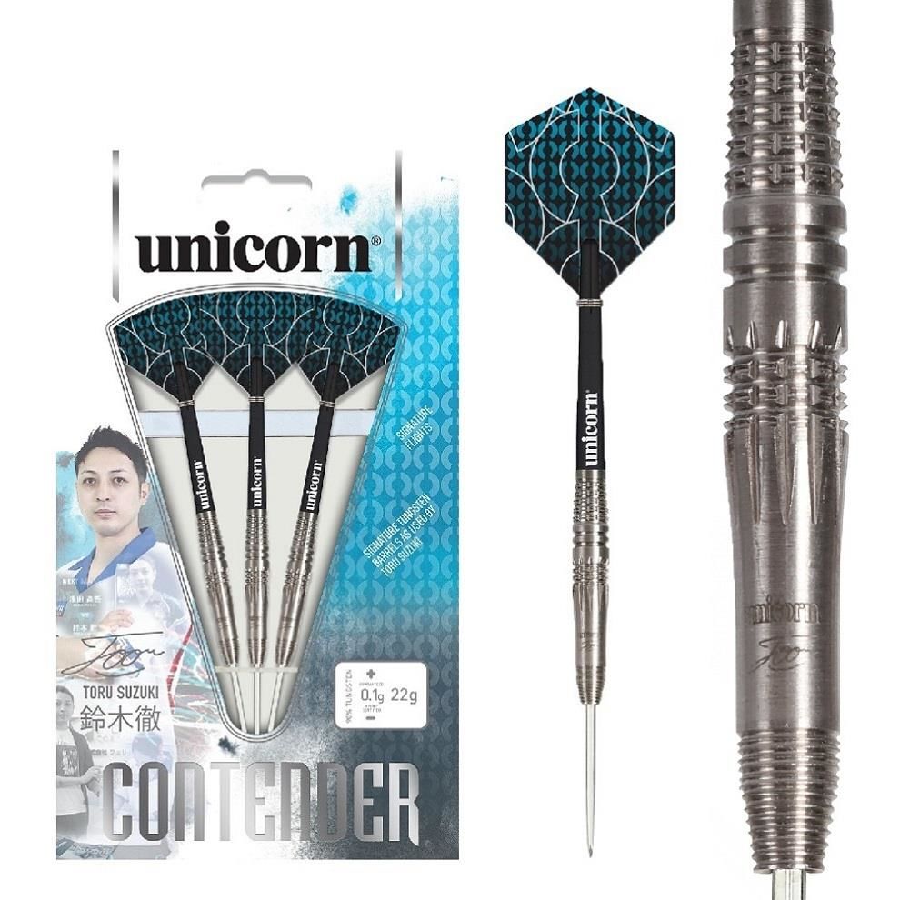 Unicorn Contender - Toru Suzuki % 90 Tungsten Çelik Uçlu Dart Oku
