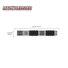 Winmau Mark Webster % 90 Tungsten 23 gr Çelik Uçlu Ok