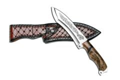 Bora Mamut Dişi Saplı Gravürlü Özel Tasarım Bıçak SAKURA