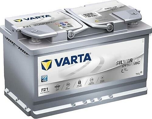 Varta Silver Dynamic F21 Start-Stop Agm 12 V 80 Ah 800 Cca Akü