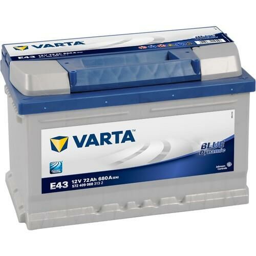 Varta Akü Blue Dynamic 12V 72 Ah 680A Varta (Alçak Tip)( Üretim Yılı: 2022 )