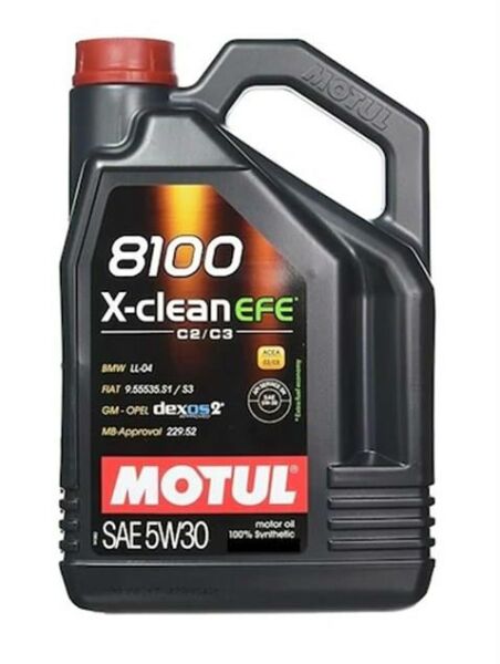 Motul Motor Yağı X-Clena Efe 8100 5W-30 4 Litre