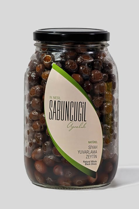 Ayvalık Natürel Siyah Yuvarlama Zeytin 2000 cc