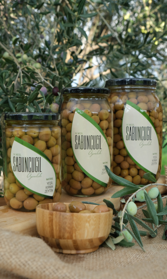 Ayvalık Natürel Yeşil Kırma Zeytin 1.000 cc