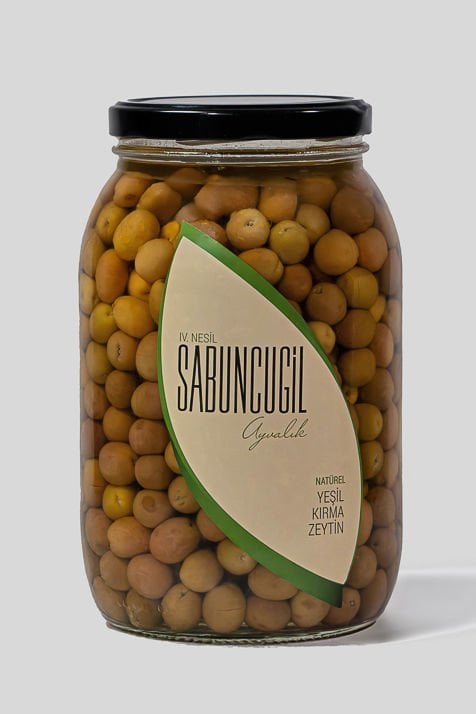 Ayvalık Natürel Yeşil Kırma Zeytin 2000 cc