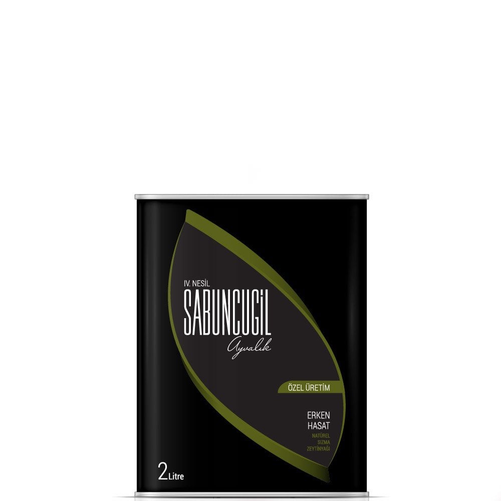 2025 - 2026 Yeni Mahsul Erken Hasat Soğuk Sıkım Filtresiz Zeytinyağı 2000 ml Teneke