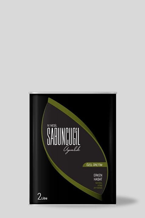 2025 - 2026 Yeni Mahsul Erken Hasat Soğuk Sıkım Filtresiz Zeytinyağı 2000 ml Teneke