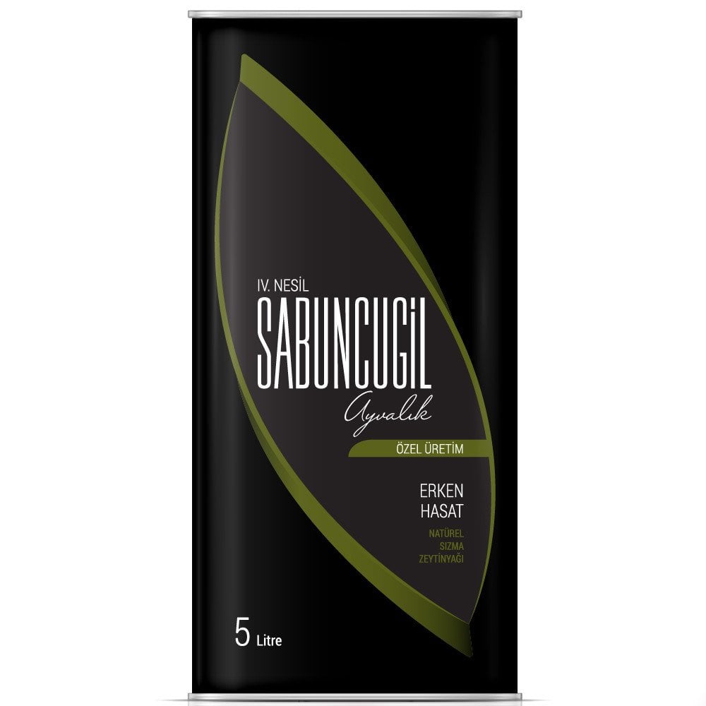 2025 - 2026 Yeni Mahsul Erken Hasat Soğuk Sıkım Filtresiz Zeytinyağı 5000 ml Teneke