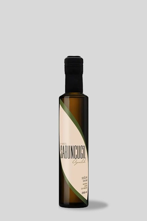 2025 - 2026 Ayvalık Olgun Hasat Soğuk Sıkım Zeytinyağı 250 ml Şişe