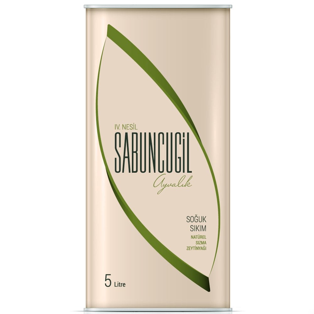 2025 - 2026 Mahsul Soğuk Sıkım Olgun Hasat Zeytinyağı 5000 ml Teneke