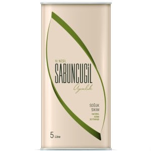 2025 - 2026 Mahsul Soğuk Sıkım Olgun Hasat Zeytinyağı 5000 ml Teneke