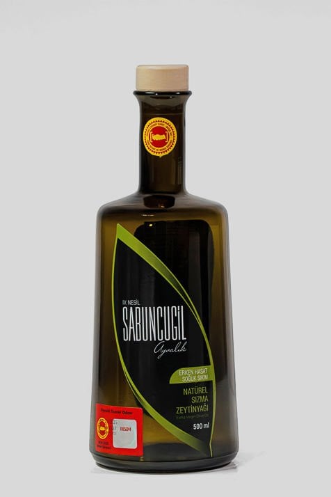 2025 - 2026 Yeni Mahsul Erken Hasat Soğuk Sıkım Filtresiz Zeytinyağı 500 ml - Primula Hediyelik Şişe