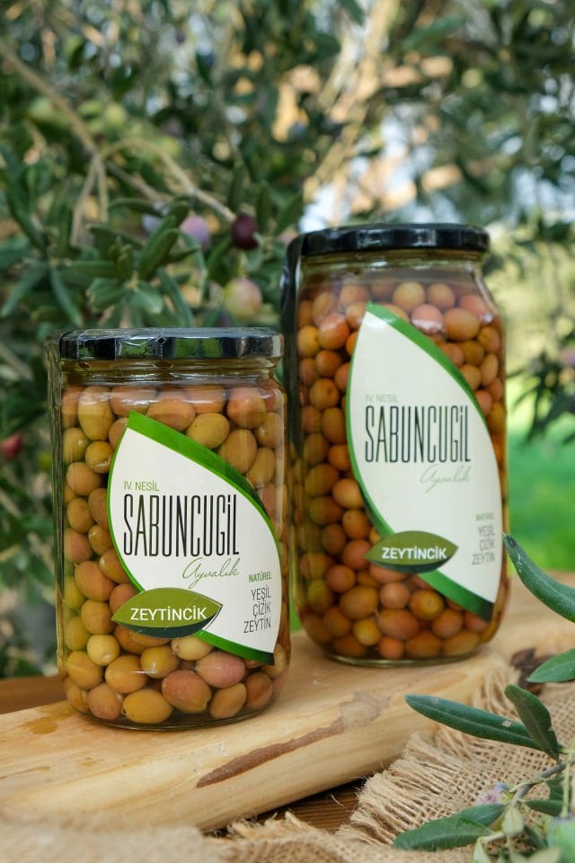 Ayvalık Natürel Zeytincik Yeşil Çizik 1000 cc