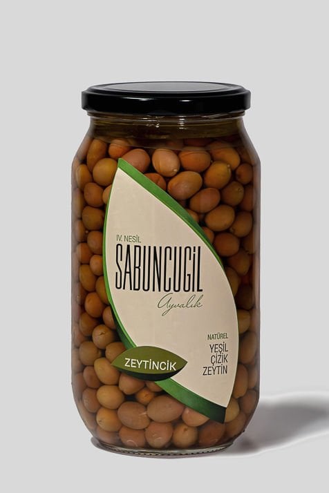 Ayvalık Natürel Zeytincik Yeşil Çizik 1000 cc