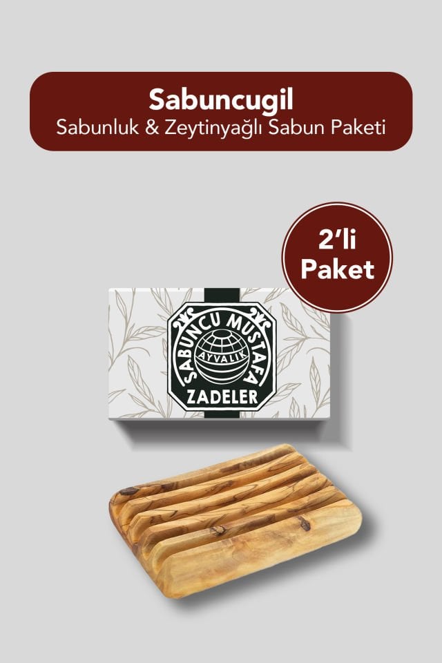 Sabuncugil Sabunluk & Doğal Zeytinyağlı Hamam Kokulu Sabun 140 g Paket