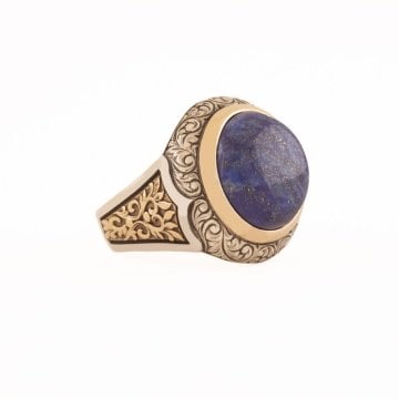 Lapis Taşlı Alemdar Model Gümüş Yüzük