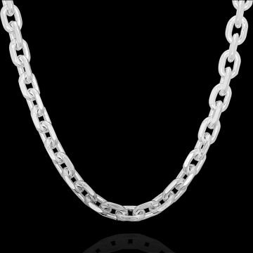 Forsa Model Gümüş Zincir 4,60 mm Genişlik