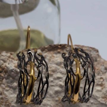 Kompleks Model Gümüş Küpe