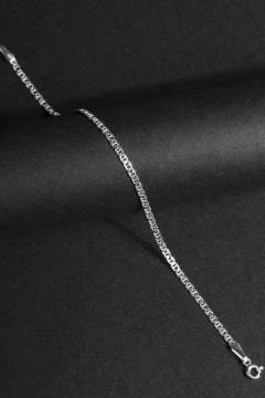 Barlı Forsa Model Gümüş 2,50 mm Genişlik Bileklik