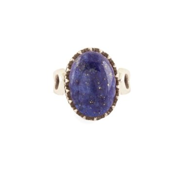 Sonsuzluk Model Lapis Lazuli Taşlı El İşi Yüzük