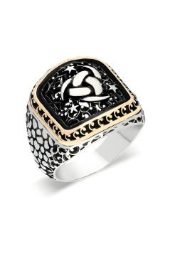 Benekli Model Teşkilat-ı Mahsusa Taşsız Yüzük