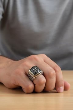 Sarmaşık Desenli Hiç Model Taşsız Gümüş Yüzük