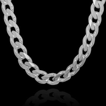 Gurmet Model Gümüş Zincir 6,60 mm Genişlik