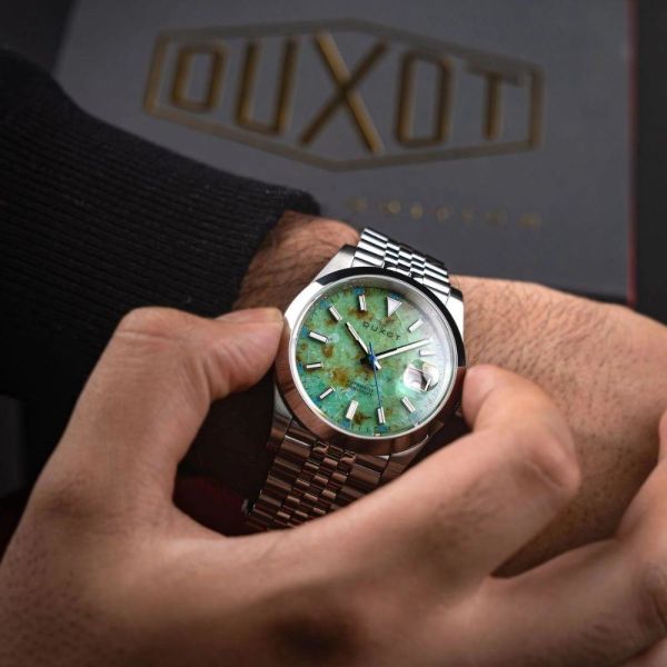 VEZETO LIME GREEN GEMSTONE LIMITED EDITION DX-2061-55 Erkek Kol Saati